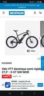 Vélo VTT électrique semi-rigide 27,5" - E-ST 500 NOIR  1 500, Vélos & Vélomoteurs, Vélos électriques, Enlèvement, Neuf