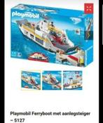 Ferryboot met aanlegsteiger Playmobil, Complete set, Zo goed als nieuw, Ophalen