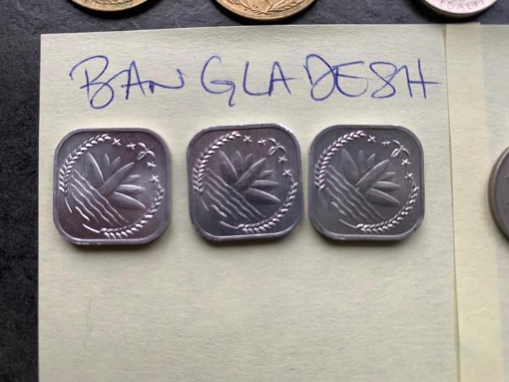 Devise ASIE - OCEANIE : 21 pièces: divers pays, Timbres & Monnaies, Monnaies | Asie, Monnaie en vrac, Asie centrale, Enlèvement ou Envoi