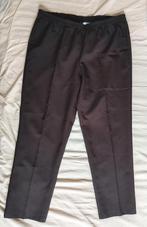 Pantalon droit marron foncé taille élastique 5XL, Enlèvement ou Envoi, Noir