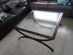 table de salon, Moins de 50 cm, Verre, 50 à 100 cm, Carré