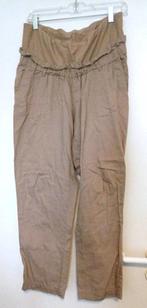 Katoenen zwangerschapsbroek M/38, Kleding | Dames, Zwangerschapskleding, Maat 38/40 (M), H&M, Beige, Ophalen of Verzenden