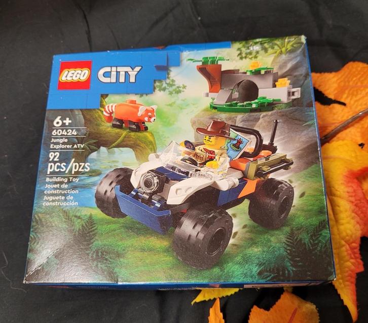 LEGO 60424 Jungle Explorer ATV, Kinderen en Baby's, Speelgoed | Duplo en Lego, Nieuw, Lego, Complete set, Ophalen of Verzenden