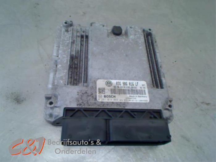 Ordinateur gestion moteur d'un Volkswagen Caddy, Autos : Pièces & Accessoires, Électronique & Câbles, Volkswagen, Utilisé, 3 mois de garantie