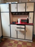 vintage jaren '60 keukenkasten, Huis en Inrichting, Keuken | Complete keukens, Ophalen, Gebruikt