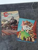 2 grote oude kleurboeken (1945-1955) + Petzi, Ophalen of Verzenden