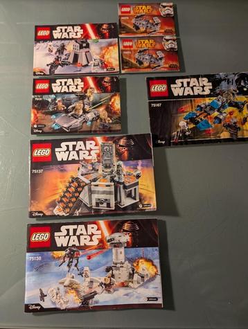 LEGO Star Wars - Bouwinstructies Handleidingen beschikbaar voor biedingen
