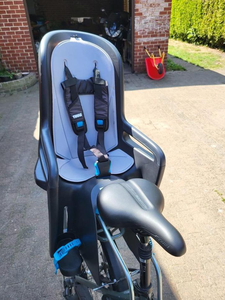 Fietsstoeltje kinderen, Fietsen en Brommers, Fietsaccessoires | Fietsstoeltjes, Gebruikt, Achterzitje, Voetsteuntjes, Ophalen