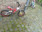 kinder crossfiets 16" rood wit full suspention, V-brakes, Enlèvement, Utilisé, Acier