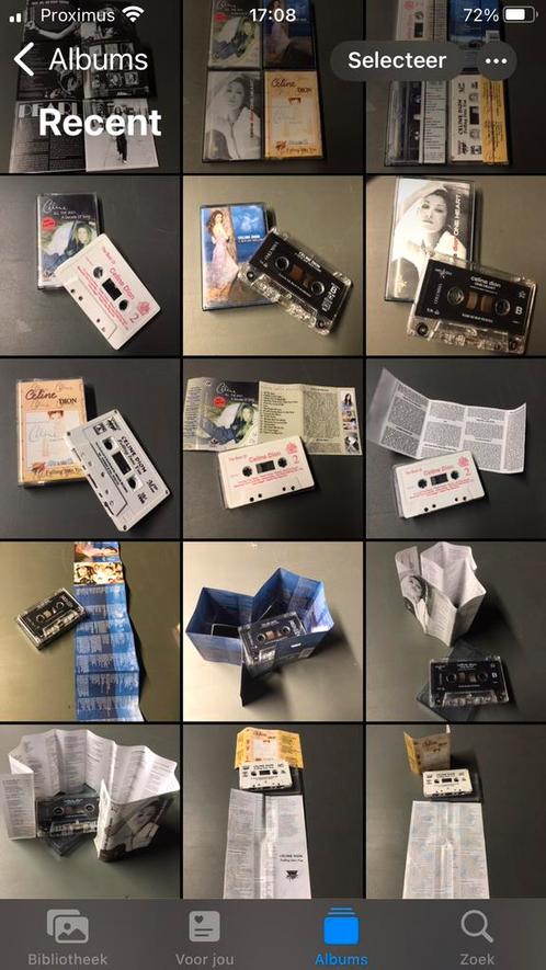 Reuze Collectie Cassettebandjes incl. Beschermingshoesje, Cd's en Dvd's, Cassettebandjes, Gebruikt, Ophalen