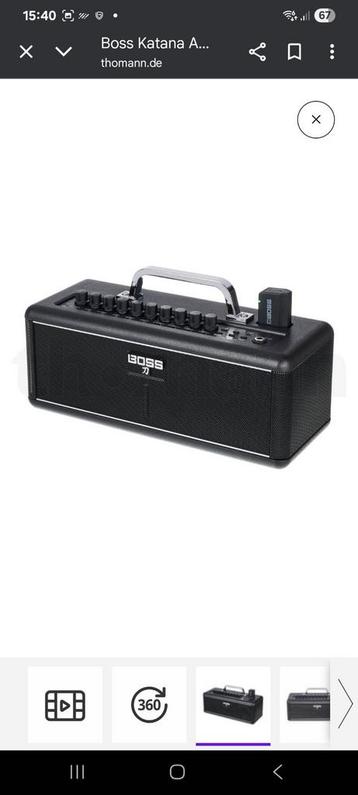 Boss Katana Air met transmitter!  beschikbaar voor biedingen