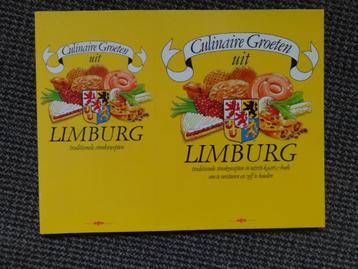 traditionele streekgerechten uit Limburg, met uitritskaarten beschikbaar voor biedingen
