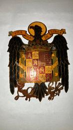 Vintage emaille Spaanse autogrill- insigne, Verzamelen, Ophalen of Verzenden, Zo goed als nieuw