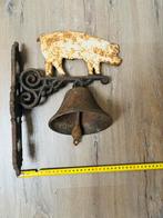Ancienne cloche en fer forgé à battant provenant d'une ferme, Utilisé, Enlèvement ou Envoi
