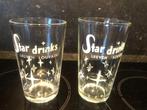 star drinks brouwerij breda leuven 2 versch. glazen, Verzamelen, Biermerken, Overige merken, Glas of Glazen, Gebruikt, Ophalen