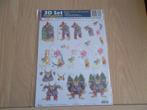 3D set hobbypakket muizen, Boeken, Ophalen of Verzenden, Nieuw, Scrapbooking en Knutselen