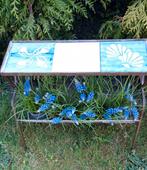 Vintage krantenbakje, excl bloemen, Ophalen