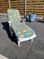 2 comfortabele ligbedden met luxe kussens, Ophalen, Zo goed als nieuw, Kunststof, Tuinset