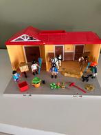 Playmobil meeneem paardenstal paarden, mannetjes, accessoire, Kinderen en Baby's, Ophalen of Verzenden