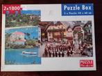 2 puzzels van 1000 stuks, Ophalen of Verzenden, 500 t/m 1500 stukjes, Gebruikt, Legpuzzel