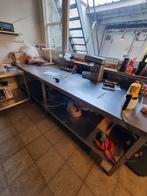Inox werktafels, Ophalen, Gebruikt, Bakkerij en Slagerij