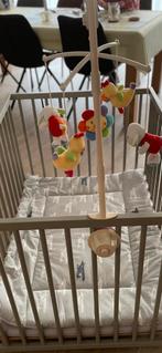 Babypark met muziekmobiel, Kinderen en Baby's, Ophalen, Zo goed als nieuw, Rechthoekig, Boxkleed