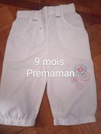 Pantalon blanc été bébé 9 mois, Premaman, Ophalen, Broekje