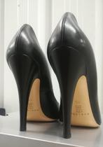 349A* Casadei - luxe escarpins noirs ht gamme cuir (38,5), Noir, Escarpins, Casadei, Envoi