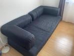 Canapé convertible en couchage - idéal pour Kot étudiant !!, Noir, 90 cm, Enlèvement, Utilisé