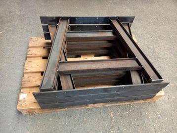 Stalen tafelpoten 90x72 cm H - tafelpoot - eettafel - tafels beschikbaar voor biedingen