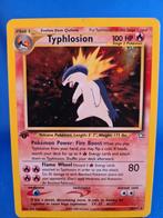 Typhlosion 18/111 - Neo Genesis (1st edition), Hobby en Vrije tijd, Verzamelkaartspellen | Pokémon, Verzenden, Gebruikt