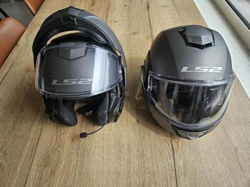 LS2 FF399 Valiant Solid Mat Titanium motorhelm maat: L en S beschikbaar voor biedingen