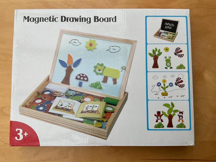 Puzzle en bois magnétique, Kinderen en Baby's, Speelgoed | Kinderpuzzels, Zo goed als nieuw, Van hout, Ophalen