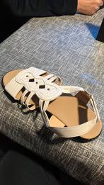 Nieuwe sandalen maat 40, Neuf, Enlèvement, Blanc, Sandales et Mûles