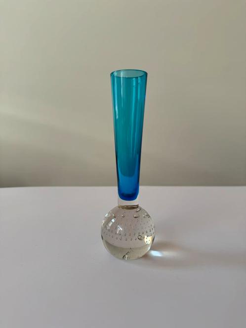 Vintage MCM blue vase, Antiek en Kunst, Kunst | Designobjecten, Ophalen of Verzenden