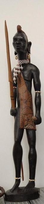 Afrikaans houten beeld, Antiek en Kunst, Kunst | Beelden en Houtsnijwerken, Ophalen