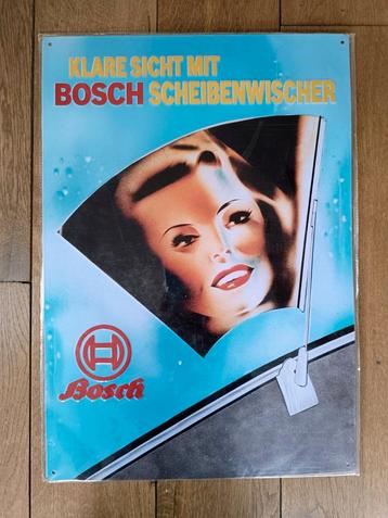 Reclame plaat Bosch ruitenwissers  beschikbaar voor biedingen
