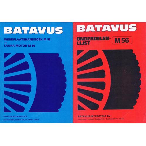 Batavus M56 werkplaatshandboek en onderdelenlijst in Pdf, Vélos & Vélomoteurs, Modes d'emploi & Notices d'utilisation, Neuf, Enlèvement ou Envoi