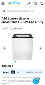 Lave-vaisselle AEG intégrable 60cm NEUF EMBALLÉ, Electroménager, Lave-vaisselle, Neuf, Encastré, Enlèvement, 60 cm ou plus