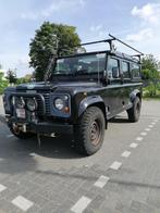 Landrover Defender 110 TD5 met 9 plaatsen, Auto's, Land Rover, 2500 cc, Stof, Zwart, 9 zetels