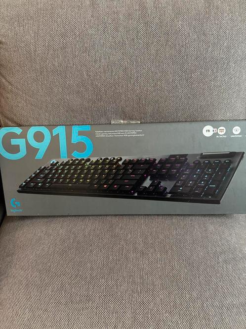 Logitech G915 AZERTY Toetsenbord, Computers en Software, Toetsenborden, Zo goed als nieuw, Azerty, Draadloos, Ophalen