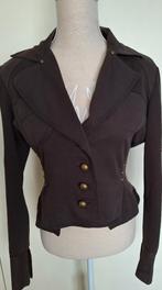 Prachtige bruine korte blazer  maat S/36merk" Caroline Biss", Kleding | Dames, Jasjes, Kostuums en Pakken, Ophalen of Verzenden