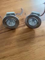 Metalen inbouwspots GU10, Huis en Inrichting, Gebruikt, Metaal of Aluminium, Ophalen of Verzenden, Modern