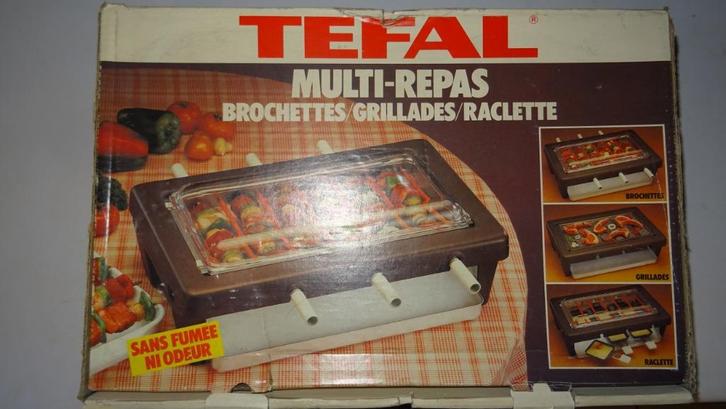 Multi-repas  Brochette grillade raclettes, Elektronische apparatuur, Grillplaten, Zo goed als nieuw, Tafelgrill, Ophalen of Verzenden