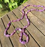 Twice as Nice : lange, paarse ketting (amethist style), Handtassen en Accessoires, Kettingen, Ophalen of Verzenden, Nieuw, Paars