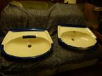 vintage wastafel lavabo Bambus 70er dubbel, Ophalen, Huis en Inrichting