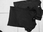 2 zwarte shirtjes HEMA. Maat 98/104, Kinderen en Baby's, Kinderkleding | Maat 98, Jongen of Meisje, Zo goed als nieuw, Shirt of Longsleeve