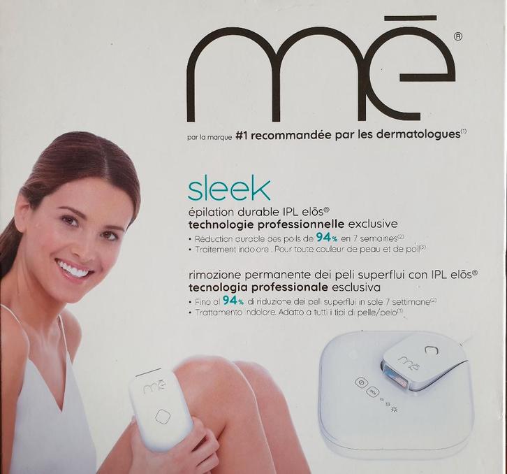 Me sleek iluminatie ontharings-apparaat, Electroménager, Équipement de Soins personnels, Neuf, Rasage ou Épilation, Enlèvement ou Envoi
