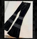 Pantalon noir Killstar femme, bas en velours noir S - Gothic, Enlèvement ou Envoi, Taille 36 (S), Comme neuf, Longs