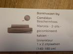 Zetelhoezen voor 2 zit en 3 zit, Ophalen, Beige